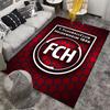 FCH Logo Rotes Sechseckmuster geeignet als rutschfeste Matte für das Wohnzimmer oder Schlafzimmer Sofa