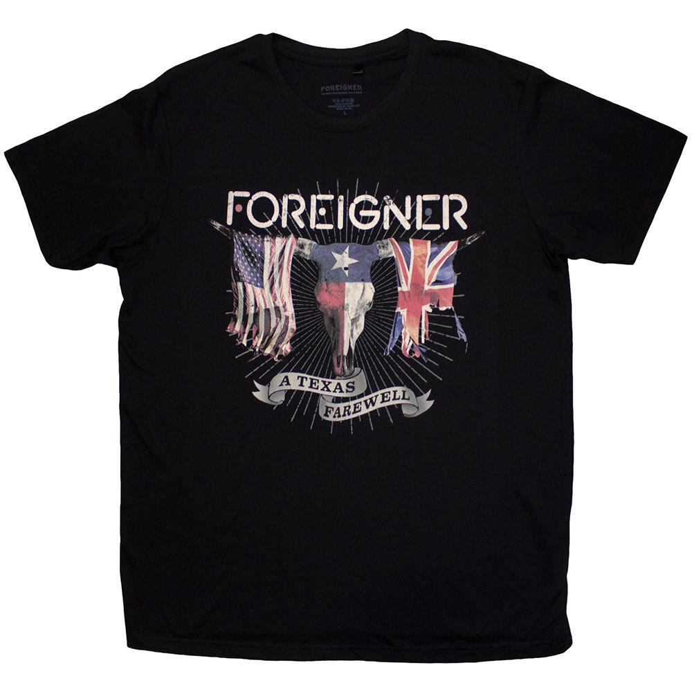 Foreigner Texas Farewell T-Shirt Black New XXXL