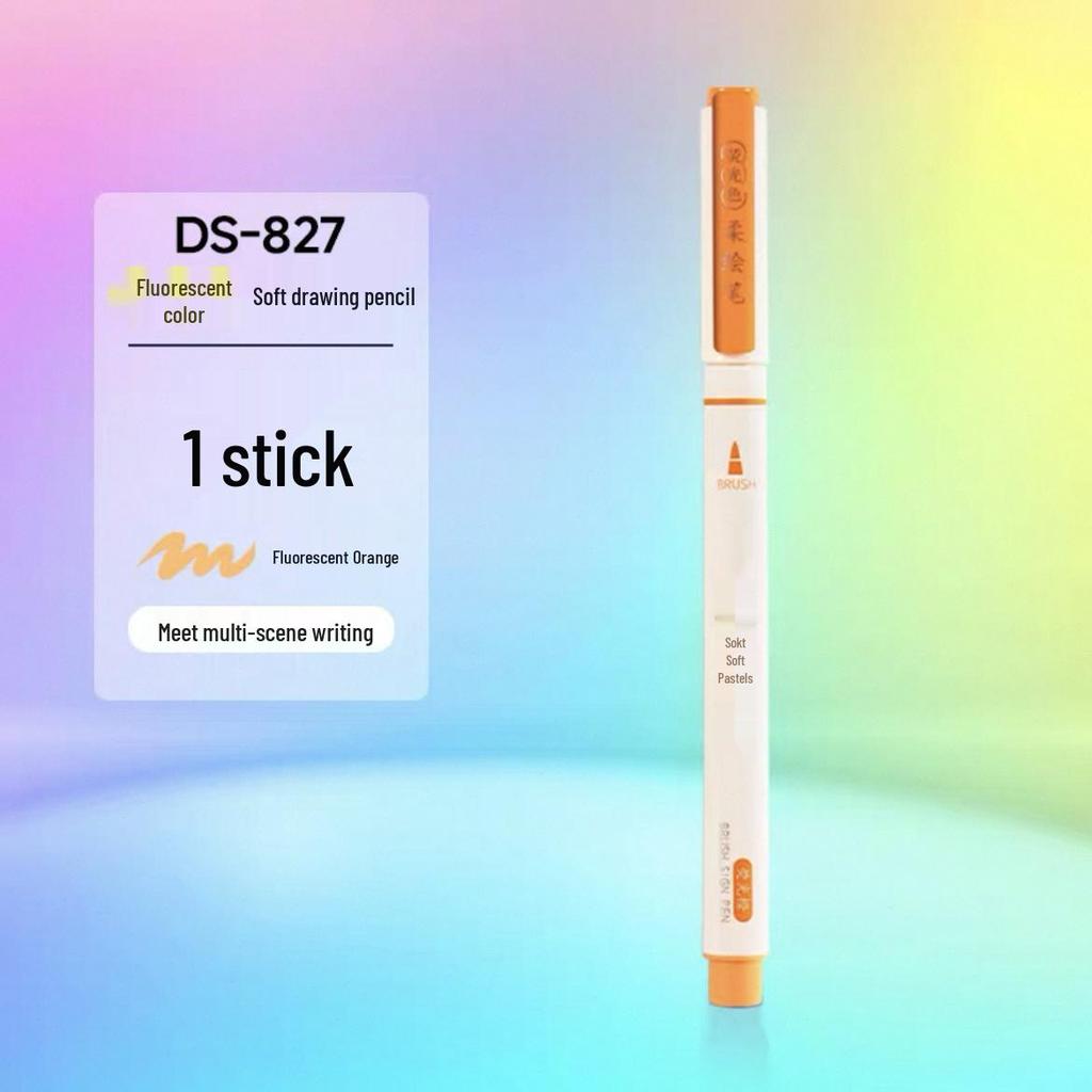 DianShi Soft Tip Brush Pen - Ideal for Students, Journals, Watercolor, Calligraphy & Art (DS-827)