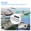 2X42 LED Yacht Underwater BOAT MARINE Transom RV LIGHTS Stainless Steel Pontoon Navigation Lights Yacht Boat Stern Anchor Lamp