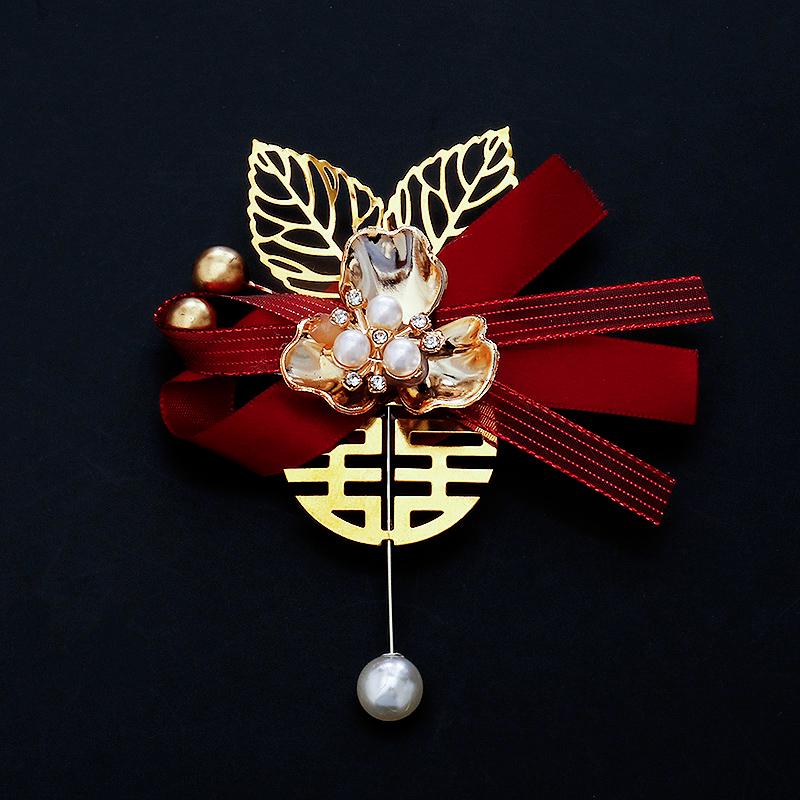 Wedding Boutonniere Set: Groom, Bride, Family, Best Man, Bridesmaid, VIP Guests