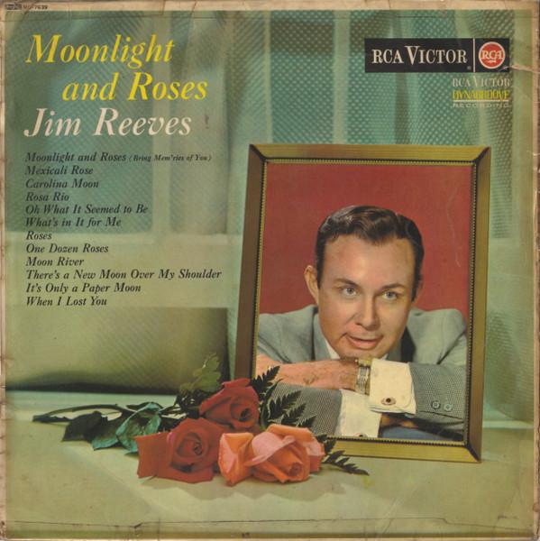 

LP Record JIM REEVES Moonlight And Roses RD7639 RCA Victor UK CountryFolk Used