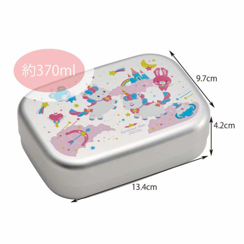 Skater Children's Aluminum Lunch Box 370ml Unicorn Girls Made in Japan ALB5NV-A