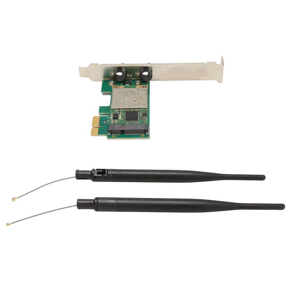 512AN MMW 300Mbps 2.4GHz 5.0GHz Mini PCIE Wireless WLAN Card Plug and Play PCIE To Mini PCIE Adapter for Laptop