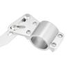 X AUTOHAUX Blunt Car Direction Indicator Extension Steering Wheel Extension Turn Rod Positioning Kit Rod Extension 2pcs Silver Tone