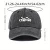 Washed Baseball Hat Men's Printed Peaked Cap Women's Outdoor Visor Fishing Hat