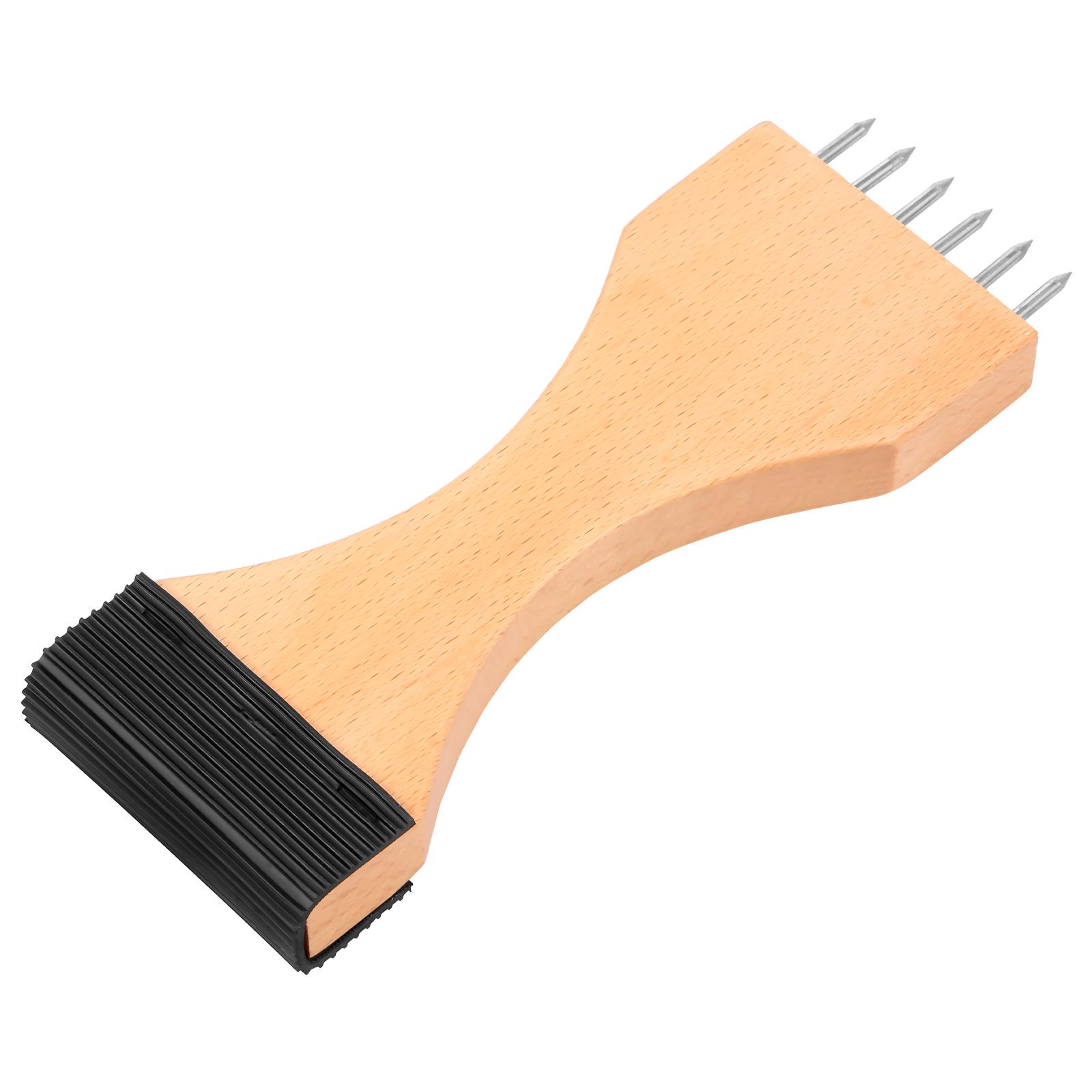 

Webbing Upholstery Puller Wooden Webbing Stretcher Puller Six Pin Webbing Stretcher Nonslip Grip Upholstery Tool for Canvas Belt