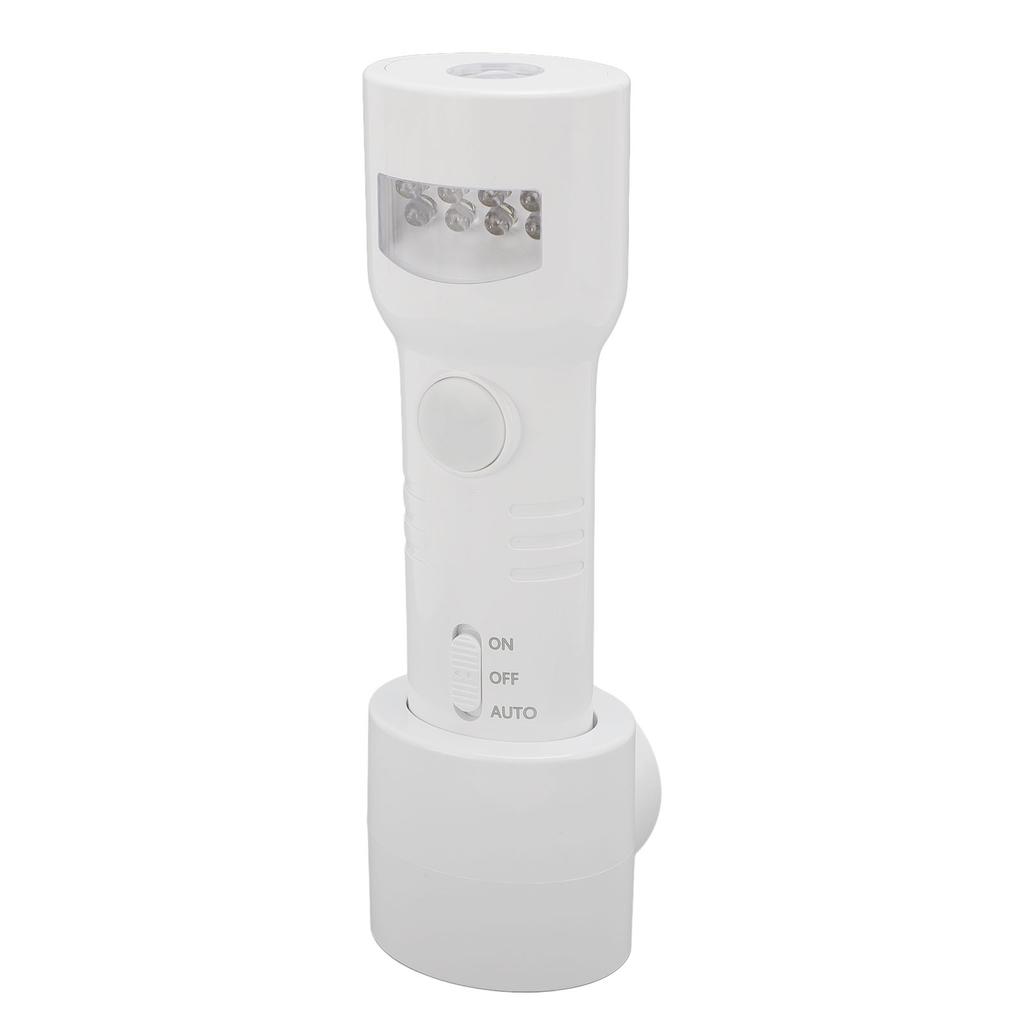 Plug in Night Light Auto Dim Dusk to Dawn Sensor Flashlight Emergency Lighting Mode LED 4000K RGB