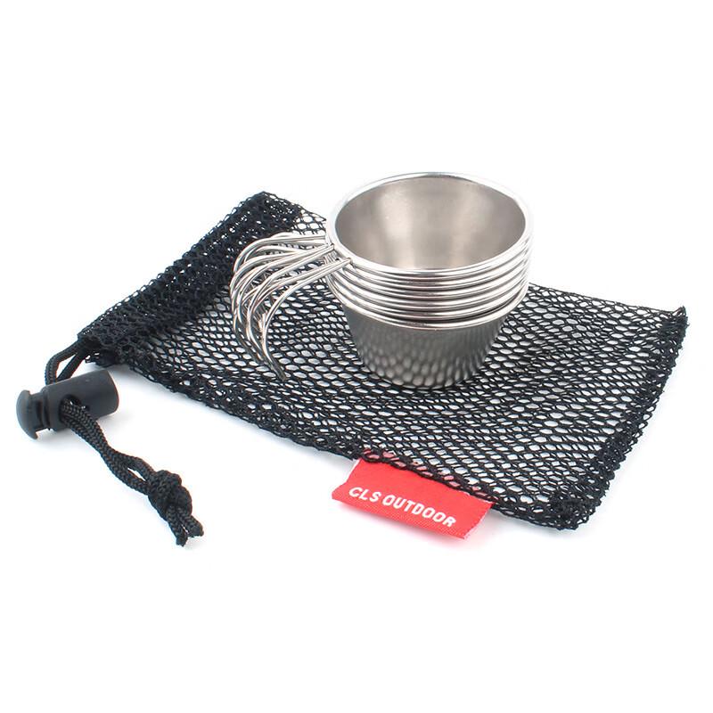Outdoor Mini Stainless Steel Cup 5.5cm x 3cm x 2.5cm