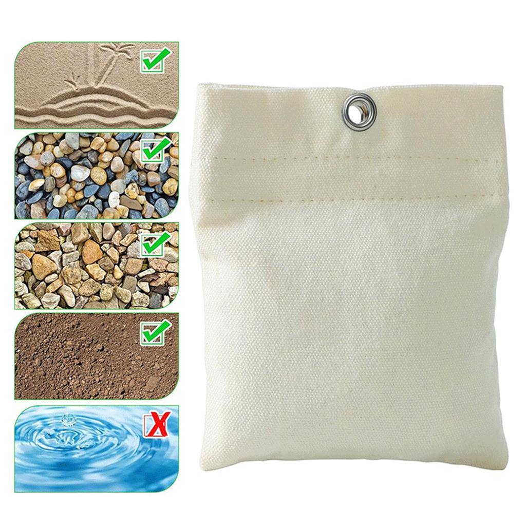 Pack of 8 Outdoor Curtain Weights Sturdy Canvas Wrap Waterproof Designs for Outside Shower Curtains and Tablecloths