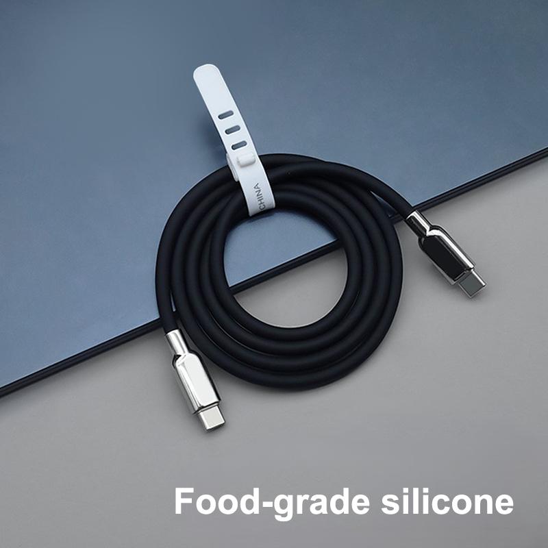 240W Pd3.1 Liquid Silicone Usb C Type-C Fast Charging Cable 15 16 17 S23 S24 S25