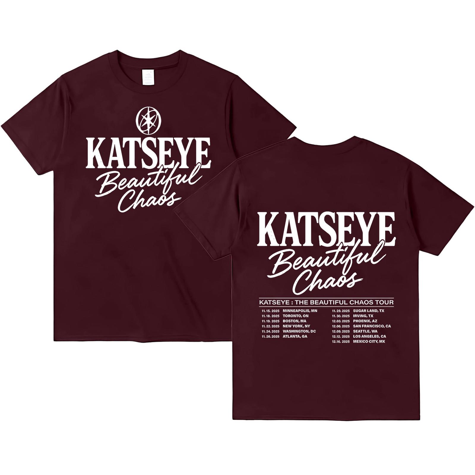 

Женский модный повседневный топ с круглым вырезом, с принтом, с короткими рукавами M винный