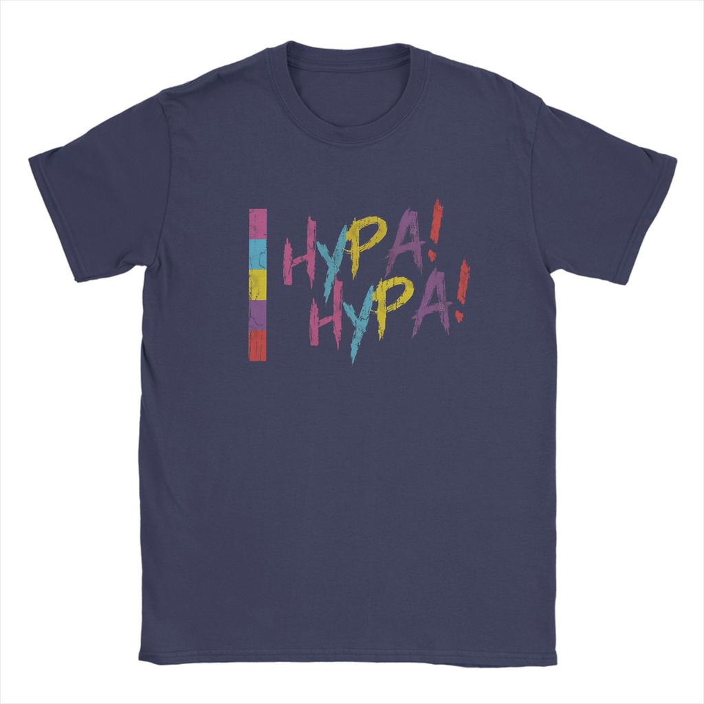 HYPA HYPA TShirt Unisex Women Retro Colorful Streetwear Graphic Tee Summer Cotton Casual Fashionable Streetwear