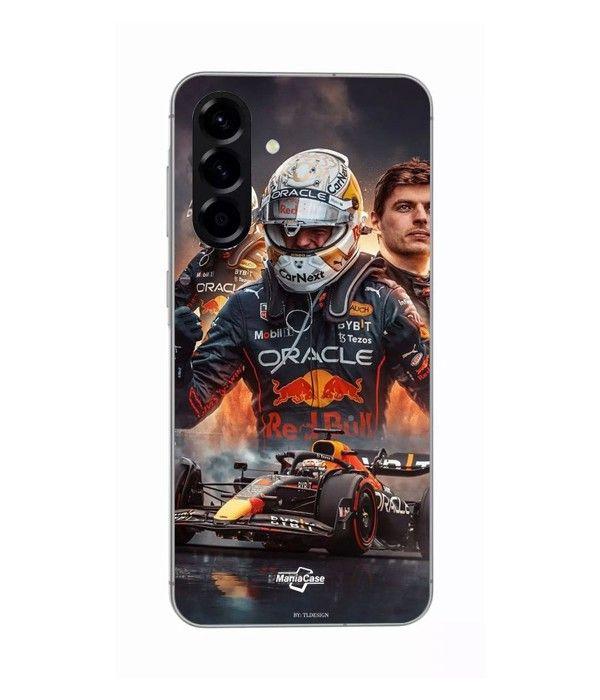 Coque - Maniacase - Samsung Galaxy A56 - Silicone - Souple - Max Verstappen F1 art wallpaper