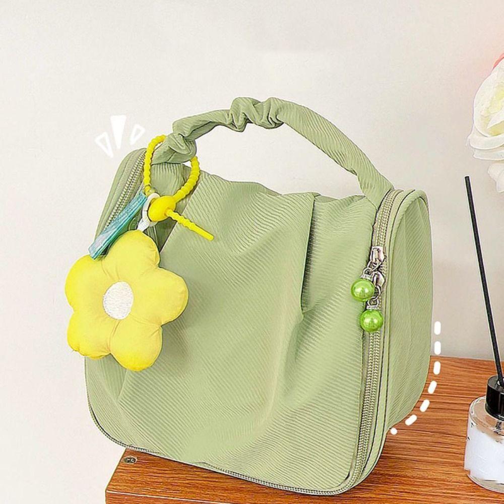 Wash Pouch Makeup Storage Bag Pleated Travel Toiletry Bag Creative Cloud Cosmetic Bag Outdoor
