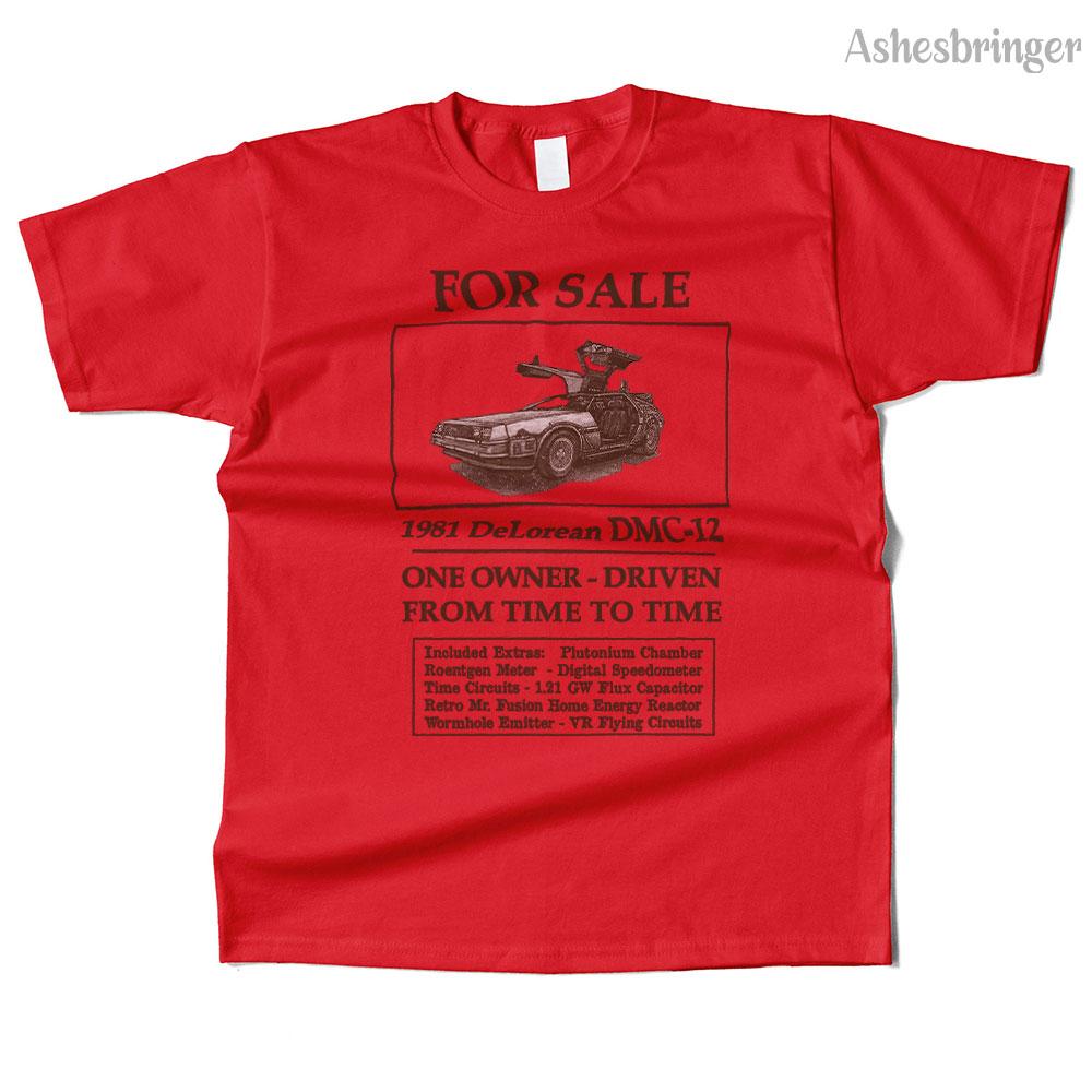 

Unisexs Cotton Driven from Time to Time Graphic High Quality T Shirt Street Casual Style Tee for Unisex and Women M