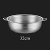 2 Styles Stainless Steel Multi-Purpose Rice Sieve with Handles Vegetables Fruits Washing Drainer Colander Home Kitchen Supplies