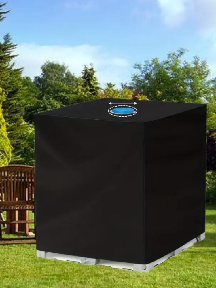 

Outdoor Durable Waterproof Dust-Proof Tank Cover, Garden Sunshade Protective Shield for Yard and Lawn 120x100x116cm чёрный