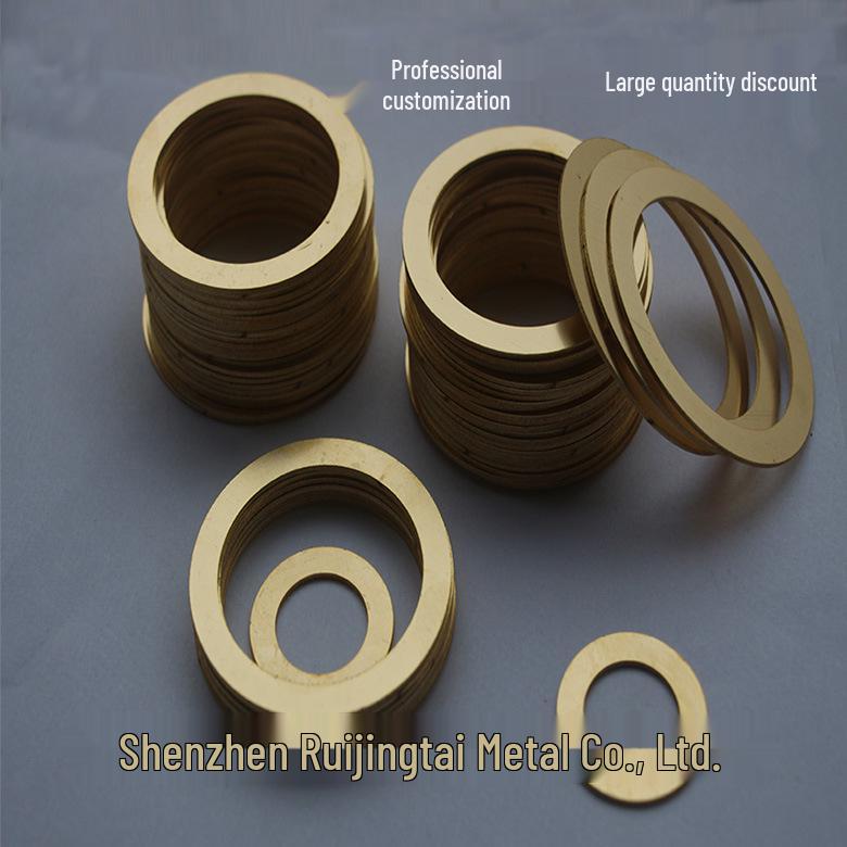 Ultra-Thin Special Shape Copper Alloy Flat Washer and Spacer Set
