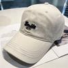Embroidered Letter Baseball Cap With Sun Protection For Casual Outdoor Wear