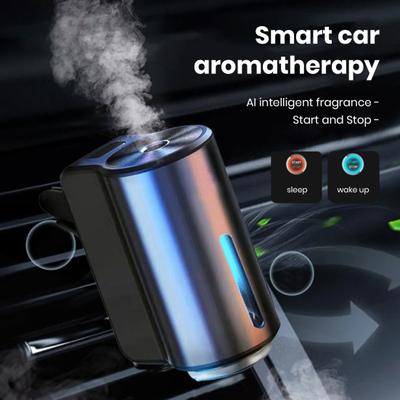 Intelligenter Auto-Lufterfrischer, Duftspender, 3 Modi, einstellbar, einfach zu installieren, Entlüftungsöffnung, Auto-Aromatherapie-Diffusor, Ultraschall-Zerstäuber