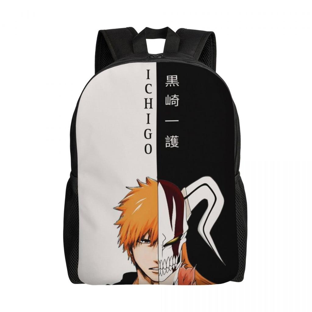Custom Bleach Anime Travel Backpack Men Women School Computer Bookbag College Student Daypack Bags
