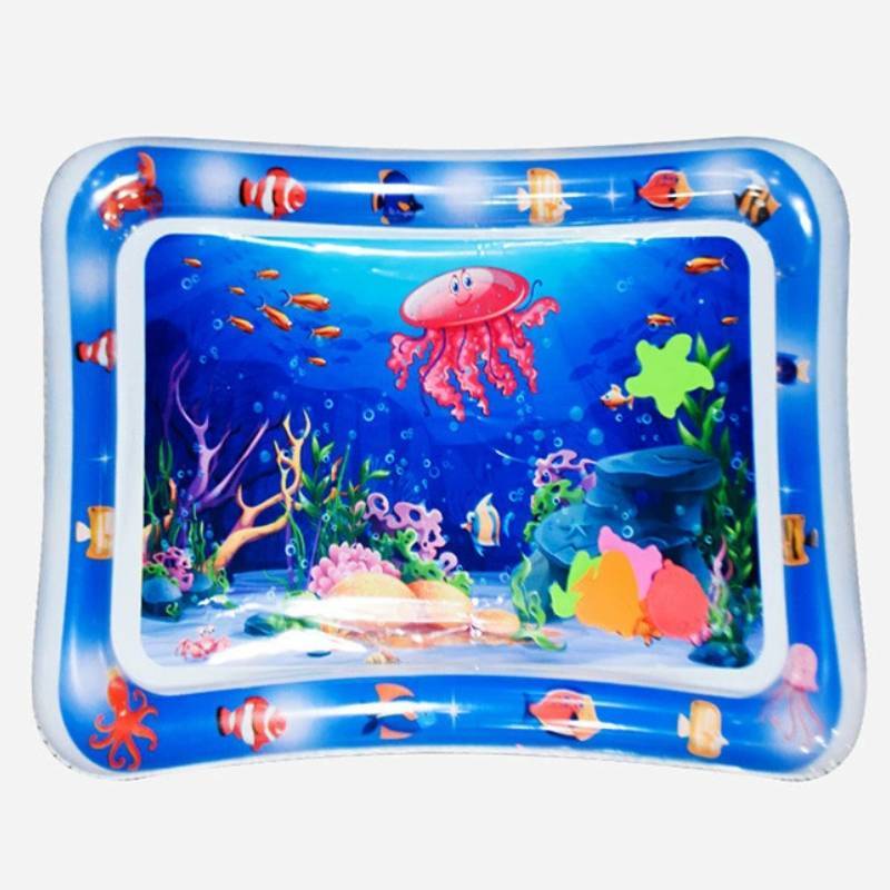 Inflatable Baby Water Play Mat With Refillable Pvc For Crawling Development And Baby Gift