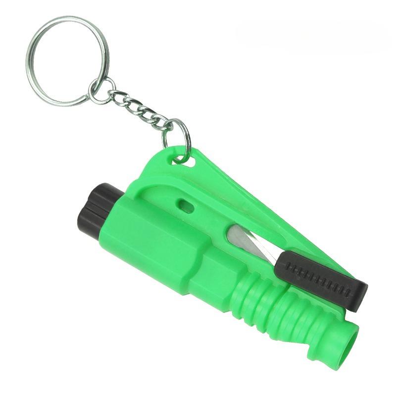 1pc Mini Safety Hammer Keychain Escape Car Life-saving Escape Hammer Window Broken Emergency Glass Breaker