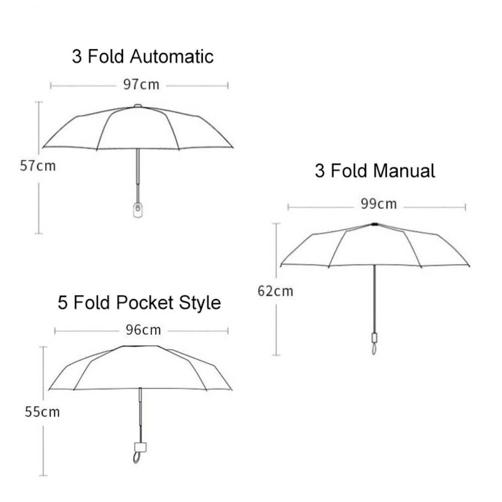 Oil Painting Style Sunshade Umbrella UV Protection Dual Use Umbrella  Travel