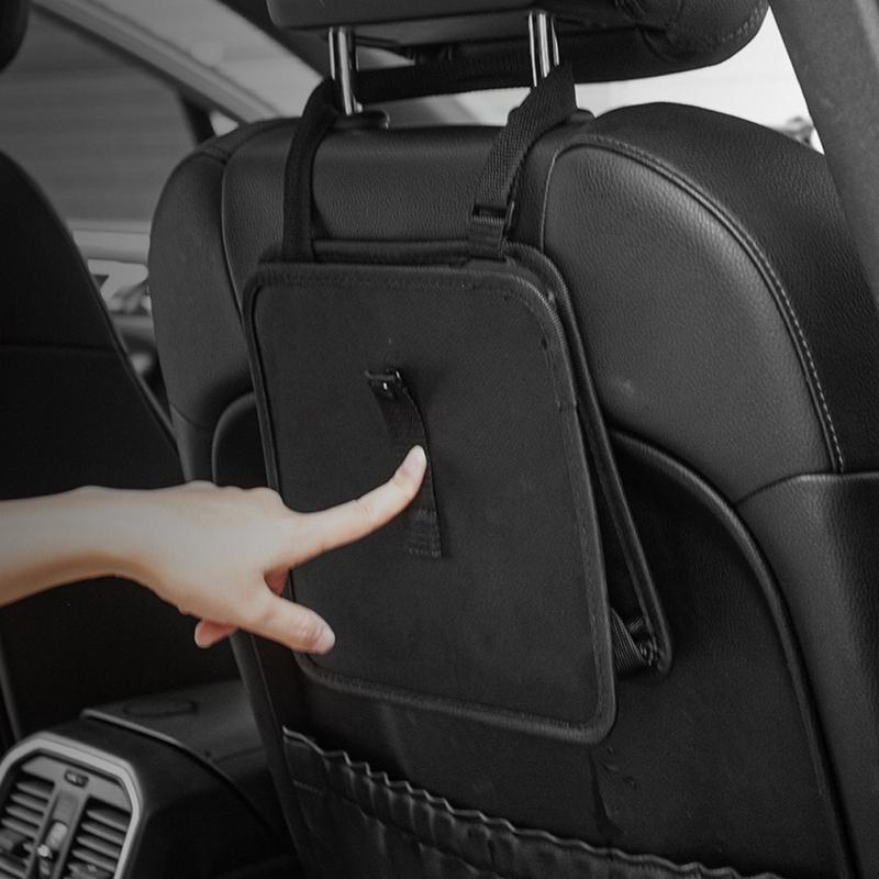 1pc Auto Accessories Car Seat Back Waterproof Storage Hanging Garbage Bin Large Capacity Multifunction Foldable Organizer Bag
