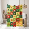 Christmas Series Printed Blanket for Sofa Bed Travel Camping Living Room Office Conditioning Blanket for All Seasons Gifts