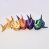 3D Printed Movable Shark Ornament - Full Body Swinging Toy, Creative Gift for Kids