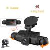 Dash Cam per Auto 3/4 Canali Scatola Nera Telecamera di Guida FHD Anteriore Sinistra Destra Posteriore Visione Notturna Registrazione in Loop
