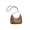 Wilma Minimalist Solid Color Logo Leather Shoulder Bag Women Shoulder Bag Brown 35H3G3WC5L-230