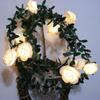 Colored Lights Rose Flower Lights Warm Light Decorative Garland  Wedding Decorations