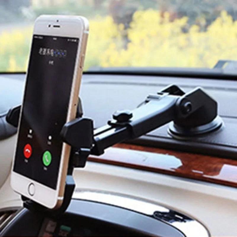 Universal Car Phone Holder Windshield Dashboard Suction Cup Mount 360 Rotation Auto Smartphone Sucker Support Stand