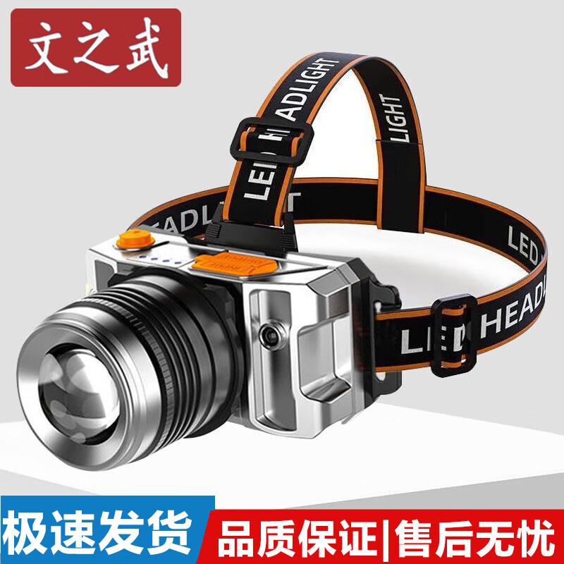 

Wen Zhi Wu USB Rechargeable Fishing Headlamp with Motion Sensor