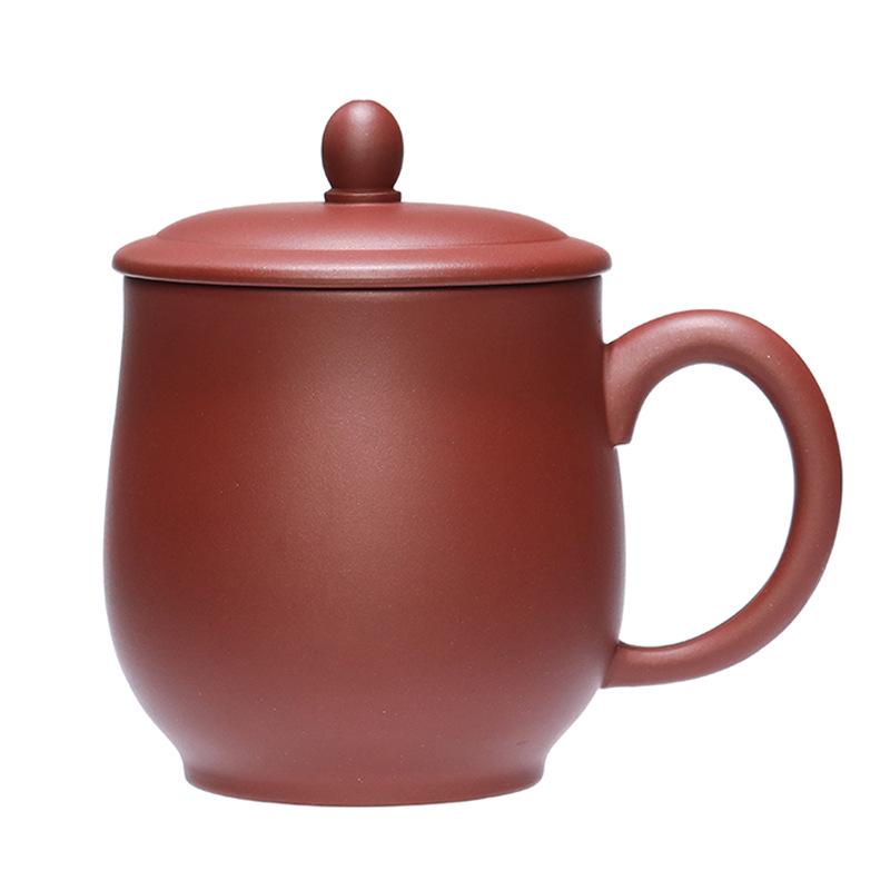 

Исинская Цзыша Мужская и Женская Ручной Работы Резная Чашка из Фиолетовой Глины с Крышкой - Дизайн Цветущей Сливы Standard Gift Box