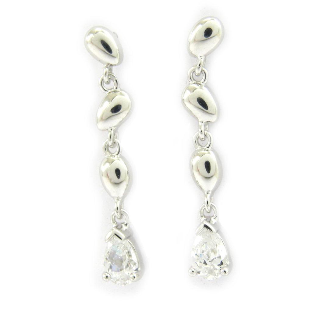 Altesse [G2280] - Silver 'Goddess' Earrings
