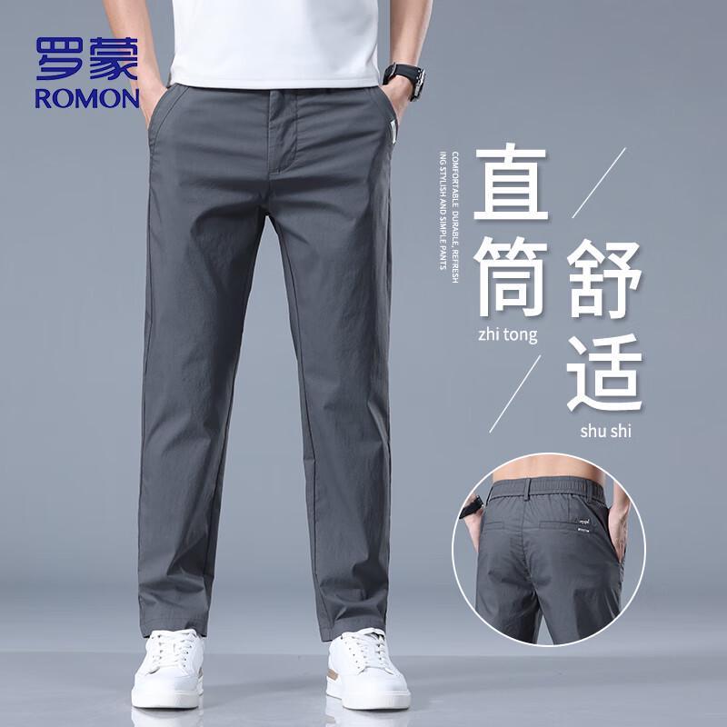 

ROMON Men s DS53 Casual Straight-Leg Pants 32