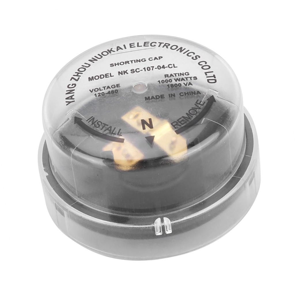 1000W 1800VA 120-480V Twistlock Photocell Receptacle Temporary Protection Shorting Cap