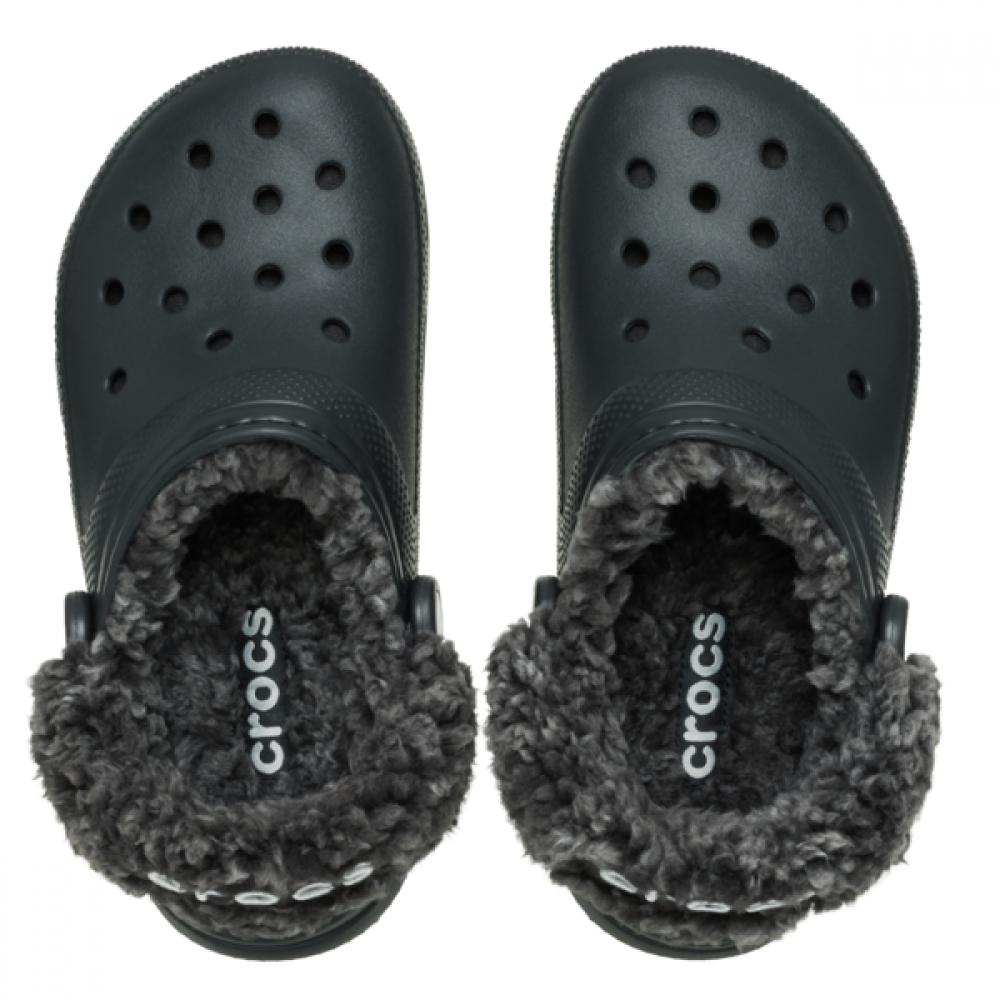 Crocs Unisex Classic Fleece Lined Clog 211396 001 Crocs Zibbitz Fur...
