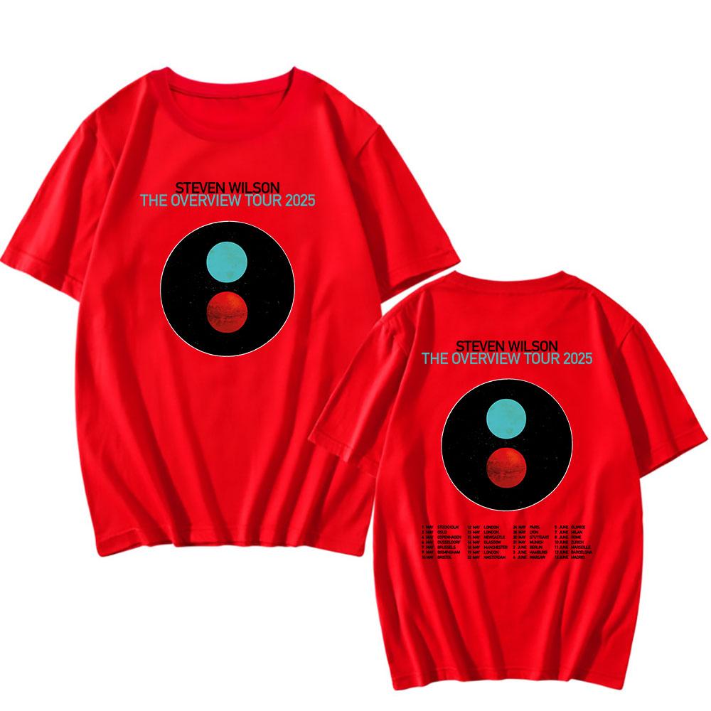 Steven Wilson The Overview Tour 2025 T-shirt New Fashion Graphic Print Tshirt Cotton Men Women Summer T Shirt Unisex Streetwear