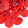 100Pcs Pig Sheep Rabbit Cattle Ear Tag Signs Laser Typing Copper Head Earrings Livestock Label Farm Animal Identification Card
