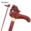 Dřevěná vycházková hůl Red Dragon s jedním kloubem, módní, dekorativní, pro cosplay, halloweenská palice, berle, hůl, pastorál, 94 cm