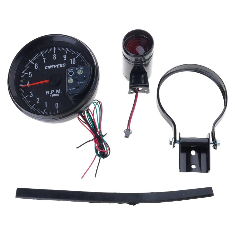 

5Inch 7 Color Backlights Auto Gauges With LED Shifter Light Automobile Part 12V Car Meter Tachometer 0-11000RPM 1