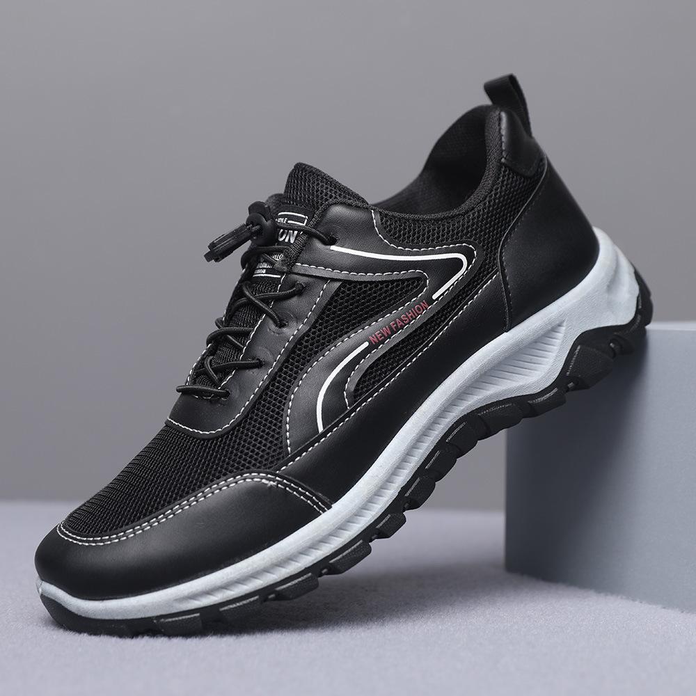 

Обувь для ходьбы среднего возраста, весенняя и осенняя, сетчатая, дышащая, мягкая подошва, легкая, для отдыха, для спорта, для родителей 44 male