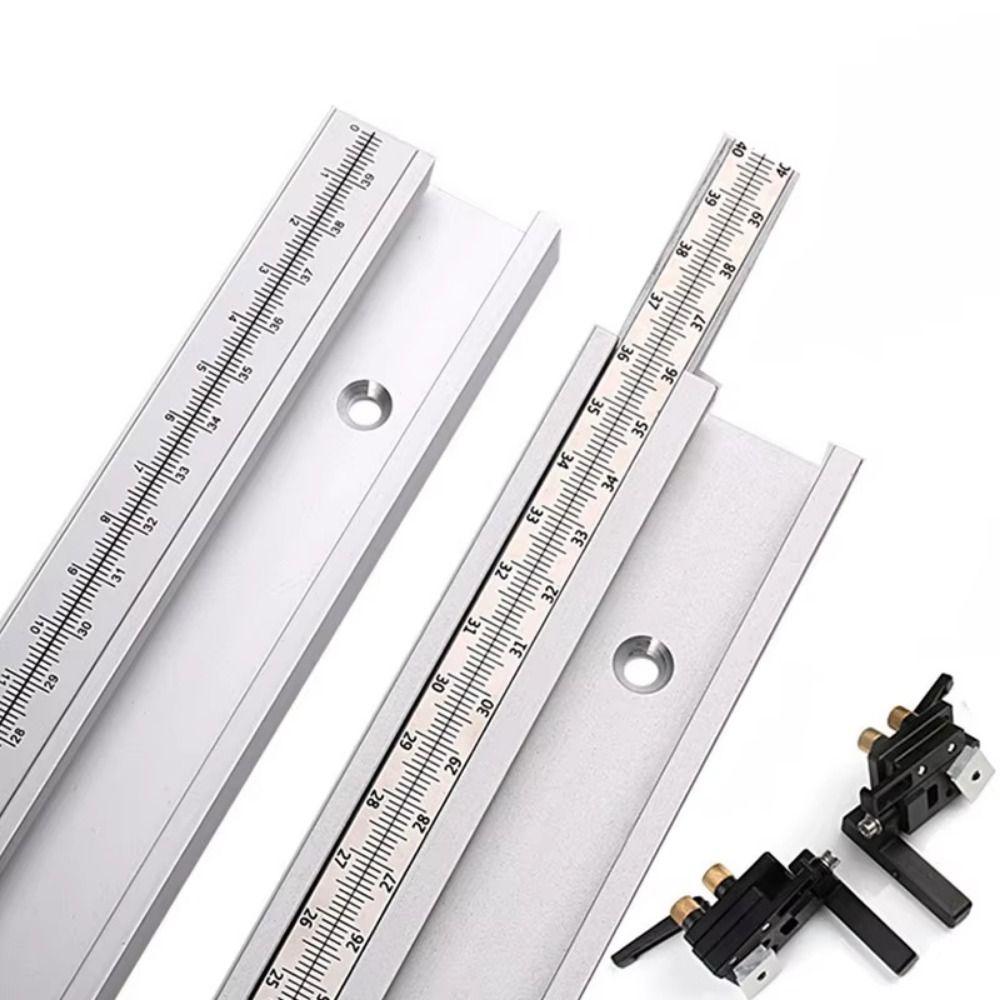 Width 45mm Table Saw Part with Scale Saw Table Tools Scribing Woodworking Miter Track  Limiter Tool