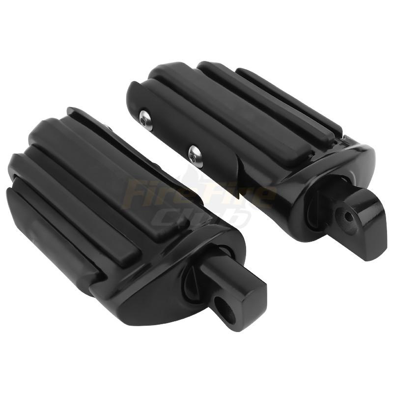 

Motorcycle Universal 32mm 1.25 Male Foot pegs Footrest Pedal Front Rear Rubber Foot peg rest For Harley Iron XL 883 1200 Dyna