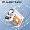 Ice Cooling Waist Clip Fan Portable High-Speed Mini Fan for Outdoor Travel Hands-Free Rechargeable Clip-on Fan for Camping Hiking Hot Weather